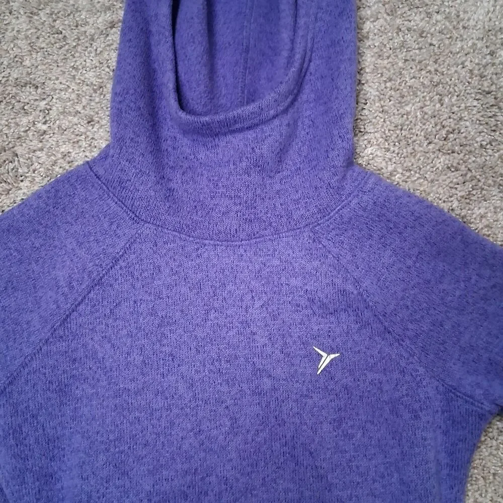 Old Navy Active Girls Purple Hoodie Sweatshirt Size M (8)
